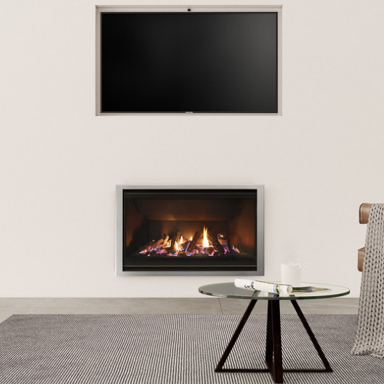 Escea DF960 Gas Fireplace Inbuilt