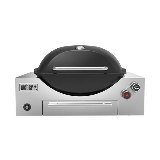 Weber® Q® Built in +Q3600N+ Midnight Black Gas Barbecue (Natural Gas)