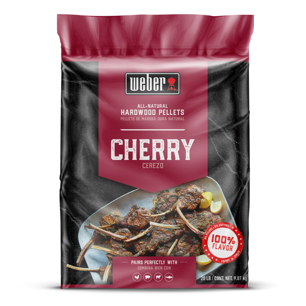 Weber Cherry All-Natural Hardwood Pellets 9kg